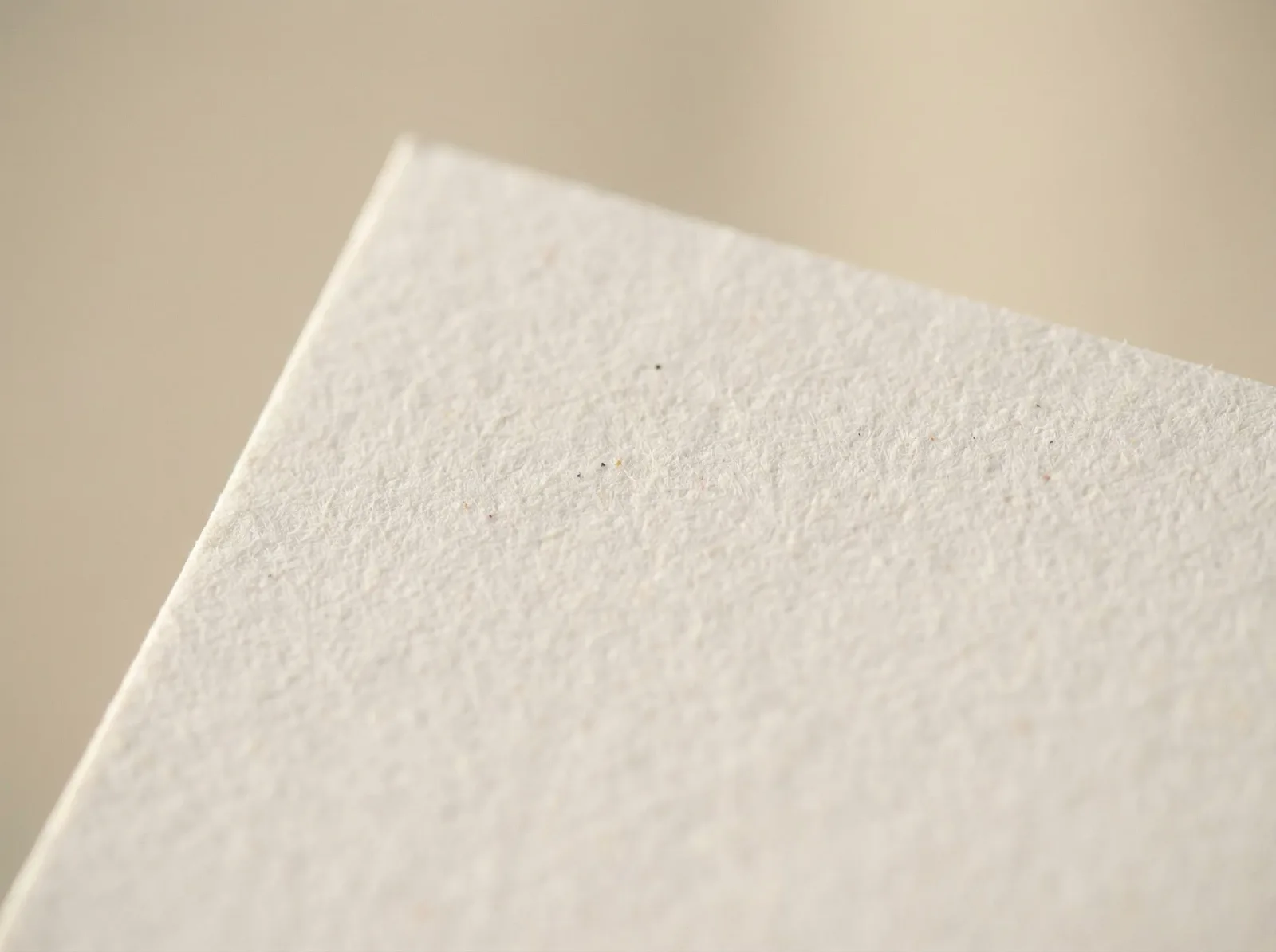 Close-up macro photograph of enhanced matte art paper texture